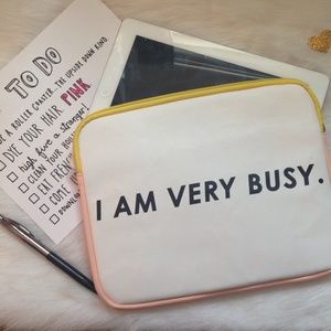 I Am Very Busy iPad Sleeve