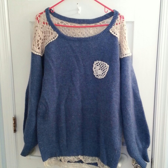 Super Cute Sky Blue Sweater