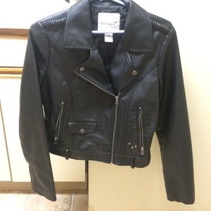 Wet seal like leather jacket