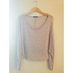 Brandy Melville Beige Kayla Knit Sweater