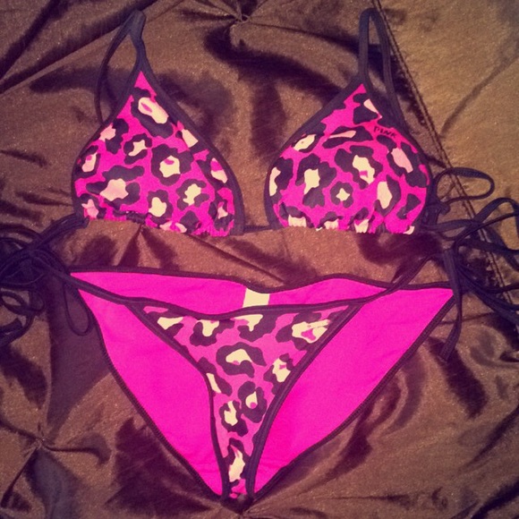 Vs PINK cheetah bikini