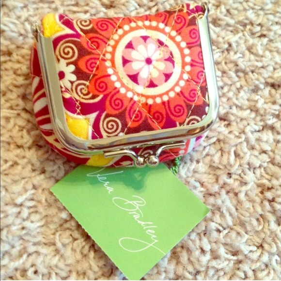 Cute Vera Bradley contact lens case/coin case