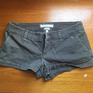 Abercrombie and Fitch brown shorts