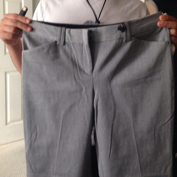 Express Editor Gray slacks size 6R new with tags