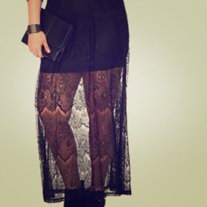 Lace Maxi Skirt