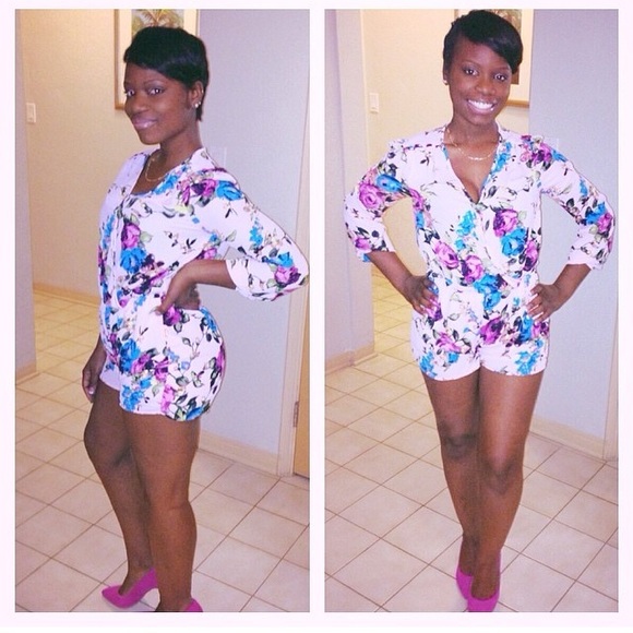 Floral romper