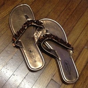 Cute detailed flip flops