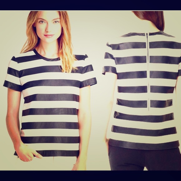 Theory Leather Top