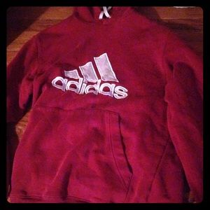 Maroon Adidas Hoodie