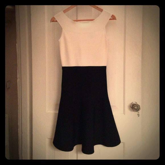 Black and white dress