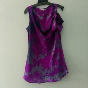 CAbi- Fit to be tied blouse