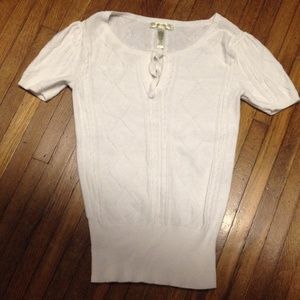 Banana Republic white dress top