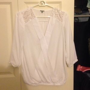 Size M. White top worn once!