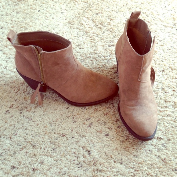 Tan Booties