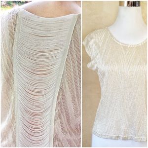 Delicate Embelished Gold tone Top