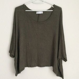 Urban Outfitters Olive Green Top