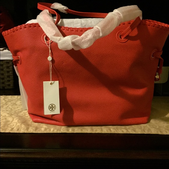 Authentic Tory Burch Marion E/W Slouchy Tote - Picture 3 of 4