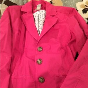 Pink LLBean jacket / blazer