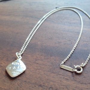 Tiffany & Co. "925 T & CO 1837" silver necklace