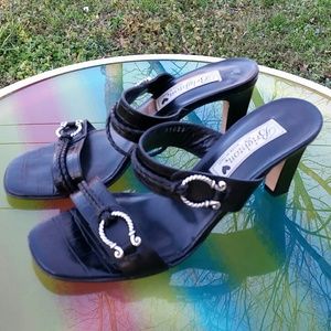 Brighton"Raven" leather sandals