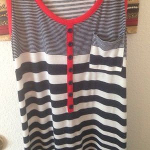 Striped maxi dress❤️💙