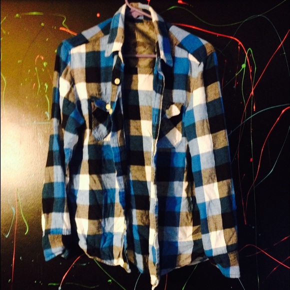 flannel in mens size M
