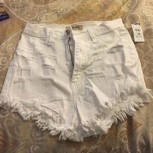 High waist shorts