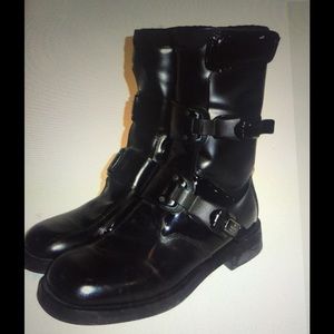 Authentic Gucci Moto Goth Boots