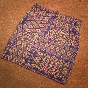 Aztec Mini Skirt