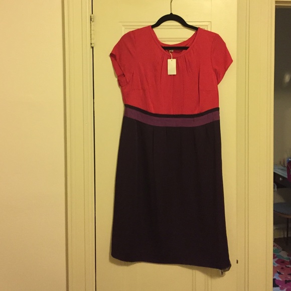100% silk boden dress.