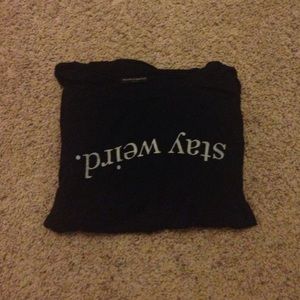 One size fits all shirt