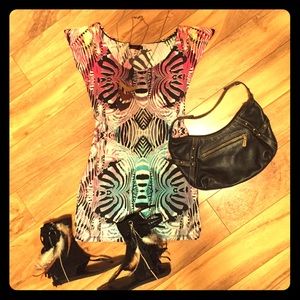 Motel Rocks NastyGal ASOS Mini Zebra Dress Tie Dye