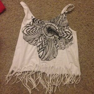 Rip Curl Fringe Crop Top