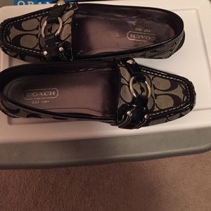 Coach loafs black and gray