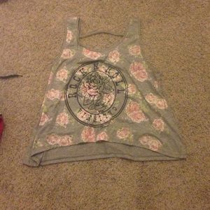 Floral Rock & Roll Crop Top