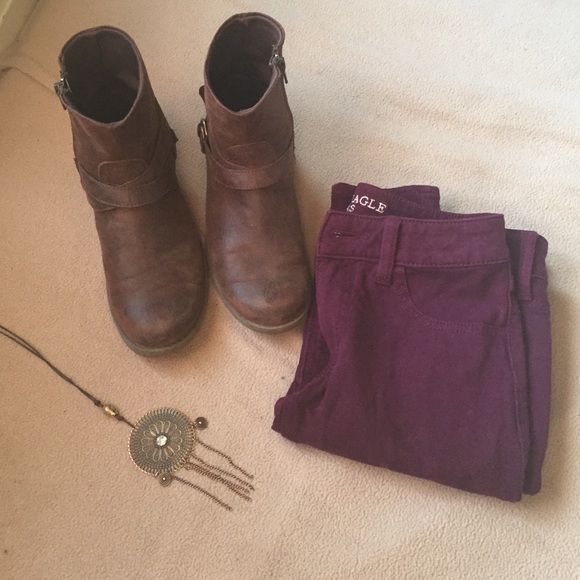 Maroon skinny jean Jeggings 💋