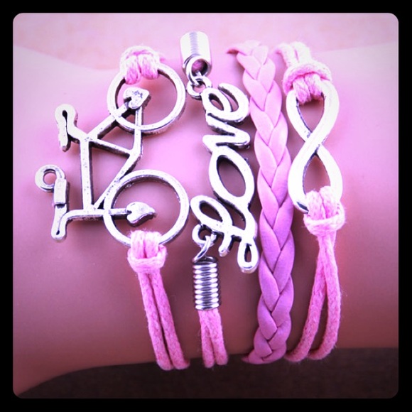 Bicycle Multilayer Charm Bracelet