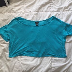 Turquoise Crop Top
