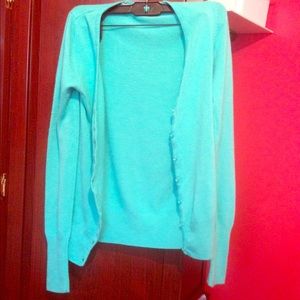 Aqua cardigan