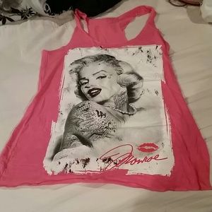 Pink Marilyn tank