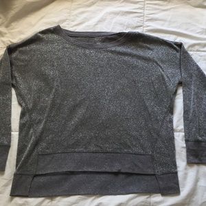 3/4 Sleeve Length Charcoal Grey With Sparkle