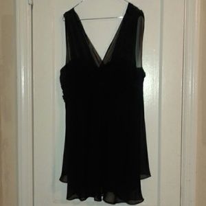 Sheer evening blouse