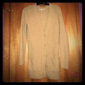 Light Brown Knit Cardigan
