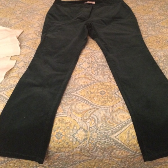 Forest green pants/jeans never worn but no tag