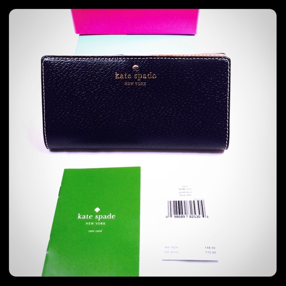 kate spade Clutches & Wallets - NWT Kate Spade Black Stacey Wallet