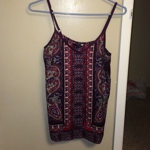 Express silky tank top
