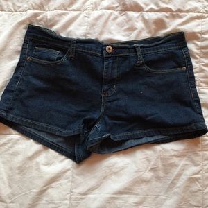 Denim shorts