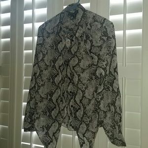 Snake print shirt