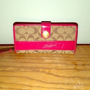 Authentic coach wallet