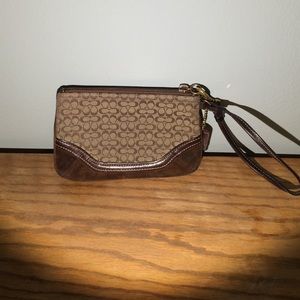 Authentic coach wristlet